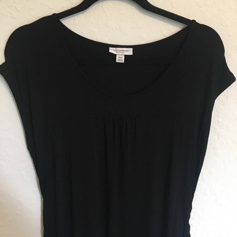 Maternity Black Maxi Dress